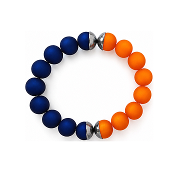 IAMLUND Bridge armband orange/marin 