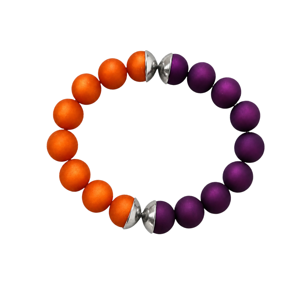 IAMLUND Bridge armband rost/lila 