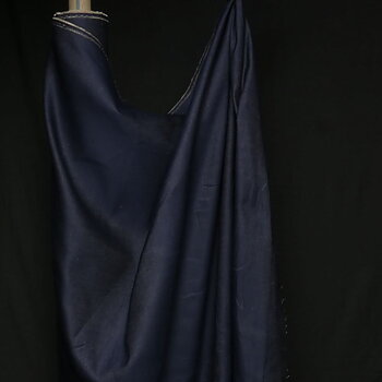 Organic cotton and hemp denim, slightly rugged character