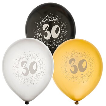 Ballonger 30TH BIRTHDAY 6-P