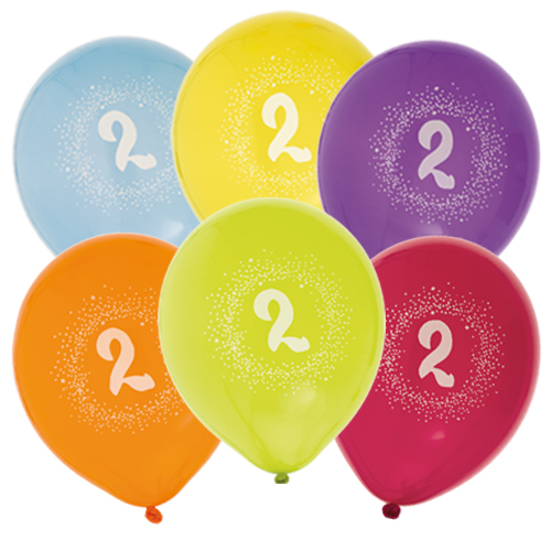 Ballonger 2ND BIRTHDAY 6-P