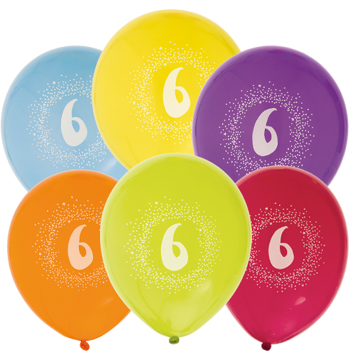 Ballonger 6TH BIRTHDAY 6-P