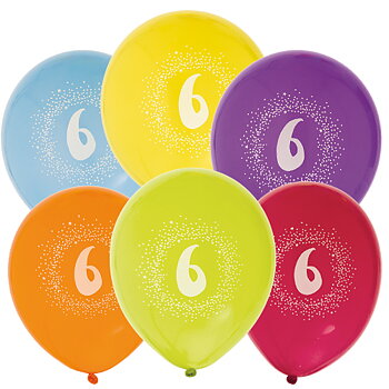 Ballonger 6TH BIRTHDAY 6-P