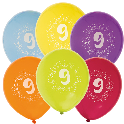 Ballonger 9TH BIRTHDAY 6-P