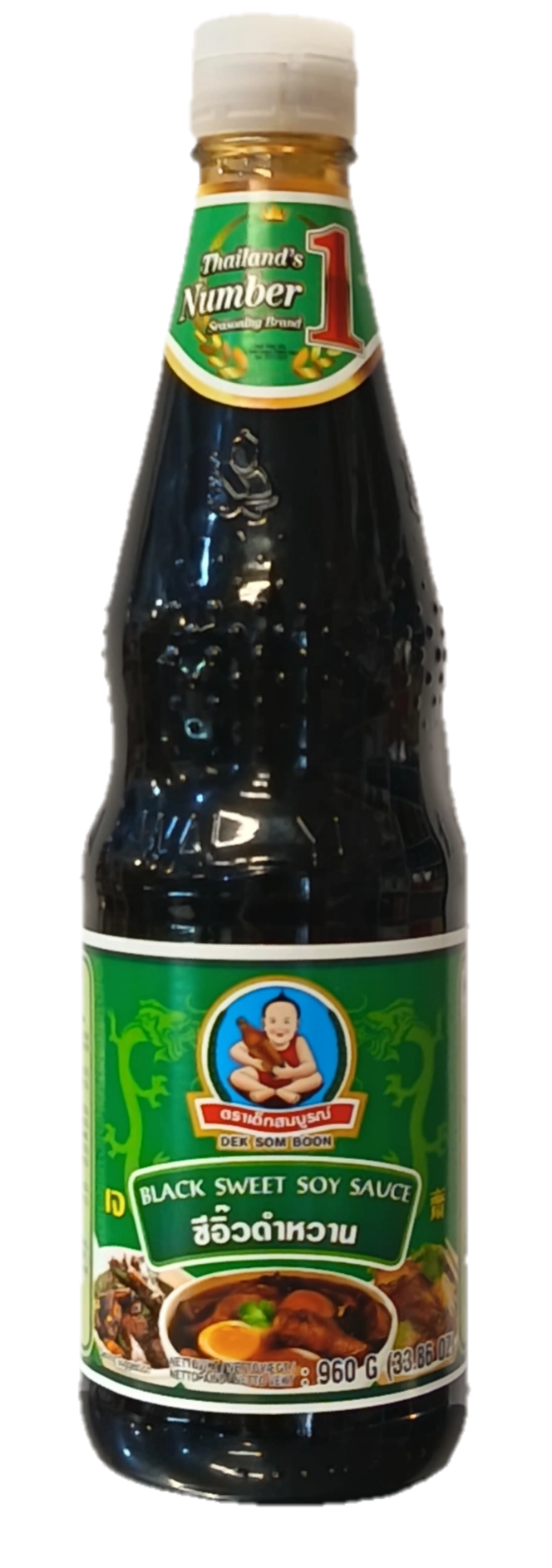 Svart Söt Sojasås 960 g