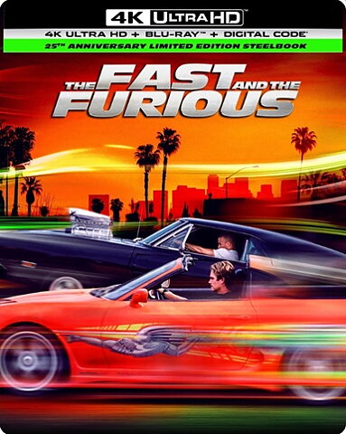 Fast And The Furious - 25th Anniversary Limited Edition Steelbook (BLU-RAY 4K ULTRA HD + BLU-RAY)