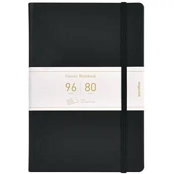 Ant.bok Classic A5 linj svart
