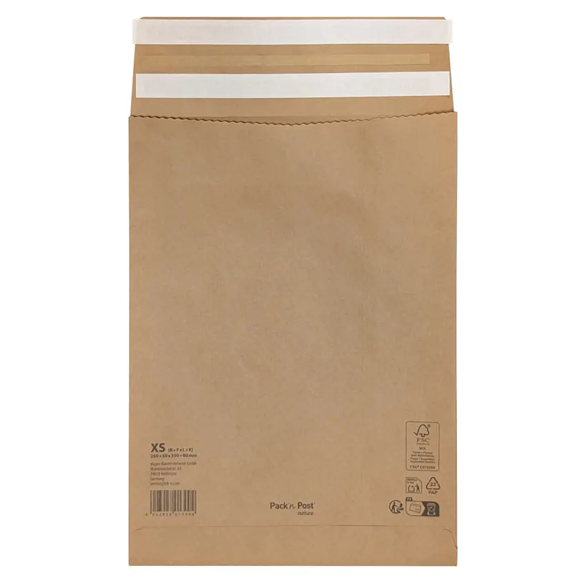 E-Handelspåse papper XS 250/fp