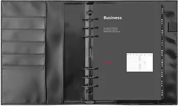 Business Systemkal A5 27 svart