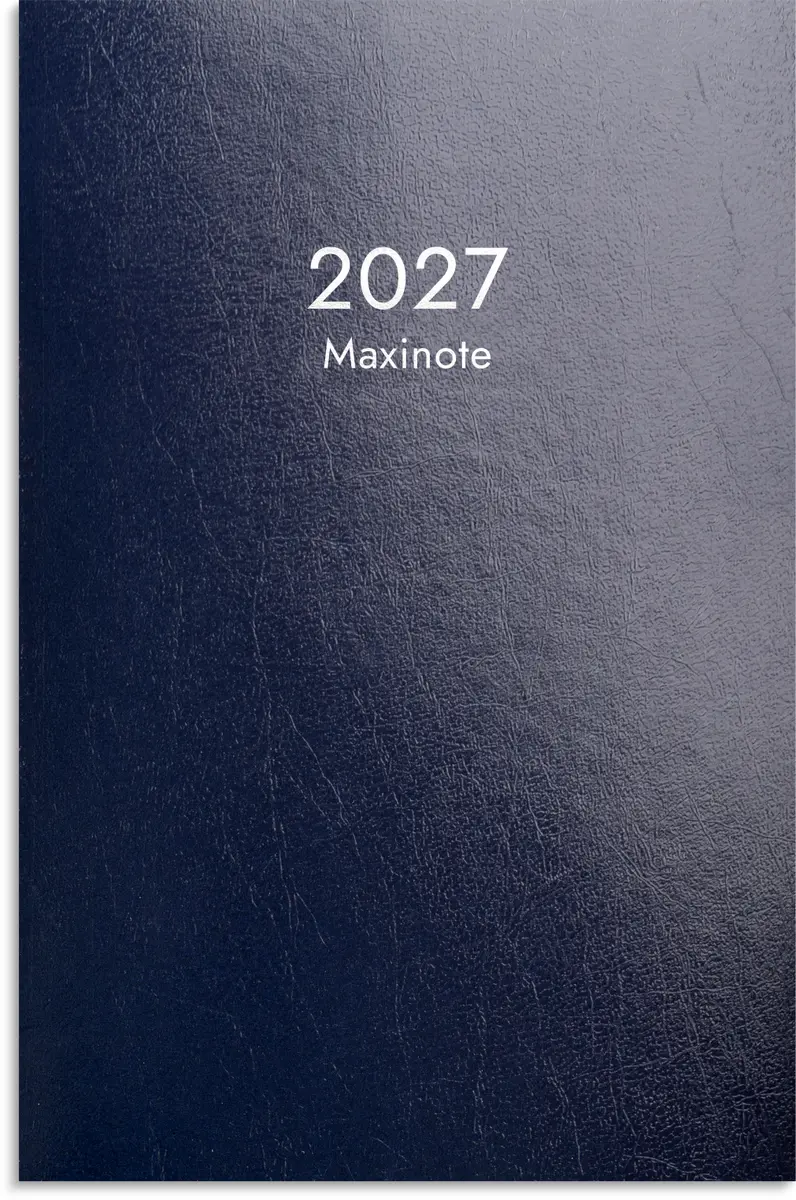 Kalender Maxinote  27 blå kart