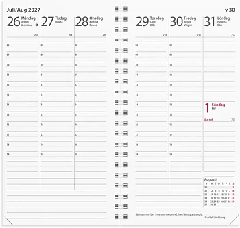 Kalender 27 Interplano refill