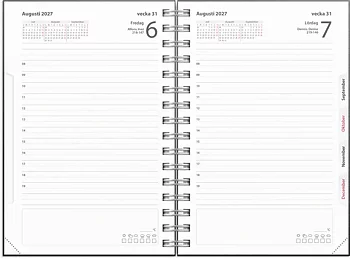 Kalender 2027 Dagbok refill