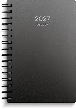 Dagbok 2027 svart PP-plast