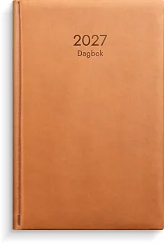 Dagbok 2027 cognac konstläder