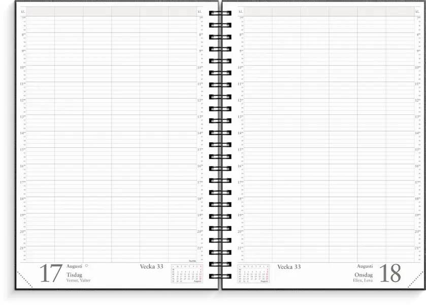 Bokningsjournalen 27 svart - 2