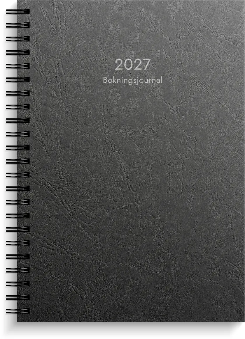 Bokningsjournalen 27 svart