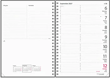 Kalender 2027 Diplomat refill