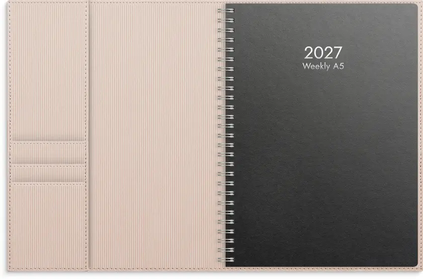 Kalender 27 Weekly A5 beige - 2