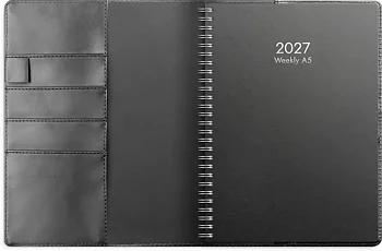 Kalender 27 Weekly A5 svart