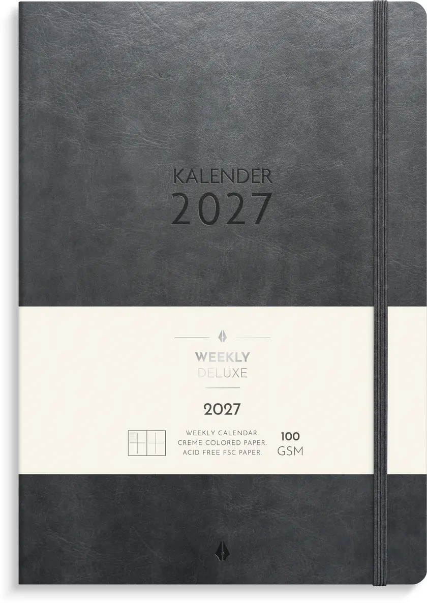 Kalender 2027 Weekly Deluxe