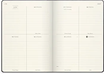 Kalender 2027 Weekly Deluxe