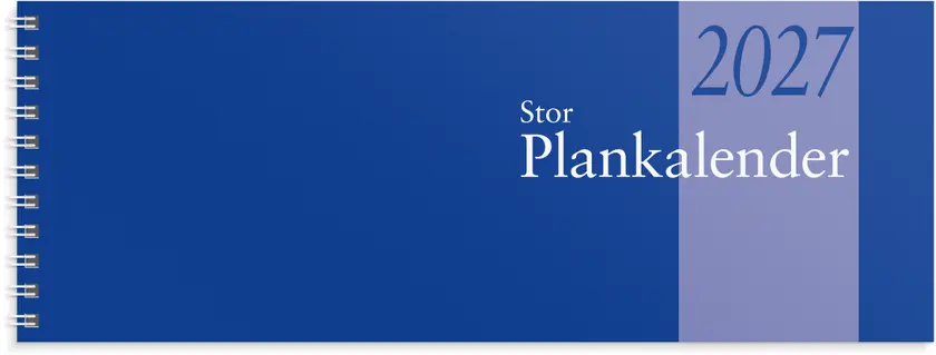 Stor Plankalender 2027