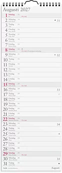 Väggkalender 27 L:a Månadskal