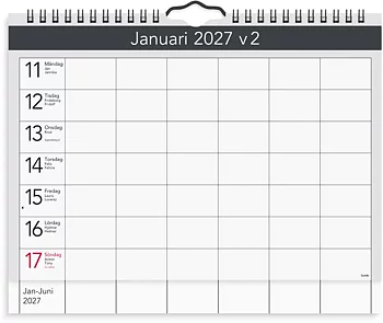 Väggagenda 2027 A4