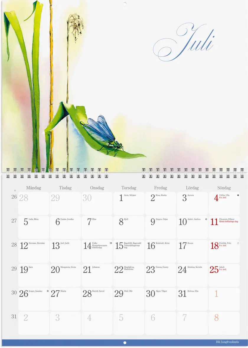 Väggkalender 27 Naturalmanacka - 2