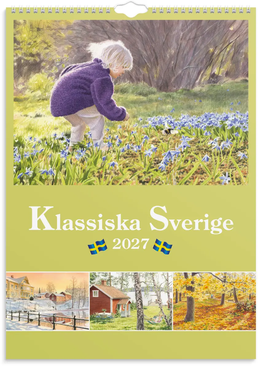 Väggkalender 2027 Sverige