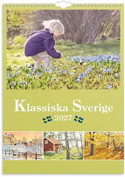 Väggkalender 2027 Sverige