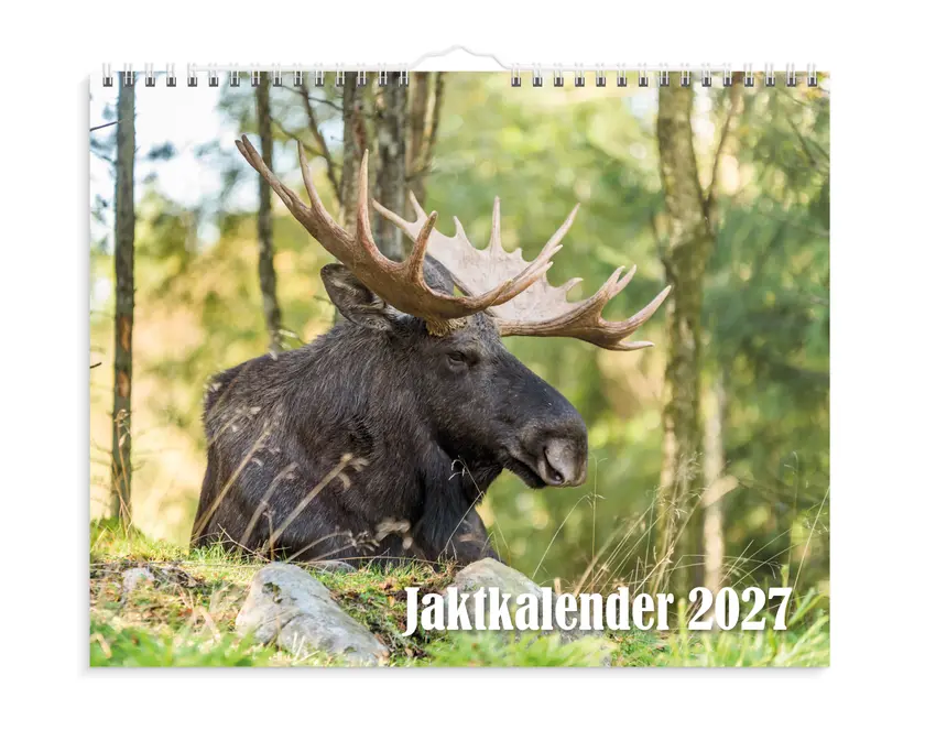 Väggkalender 2027 Jaktkalender