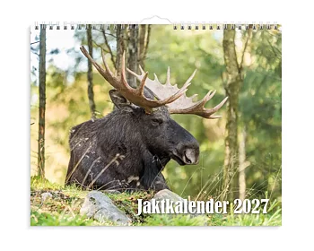 Väggkalender 2027 Jaktkalender