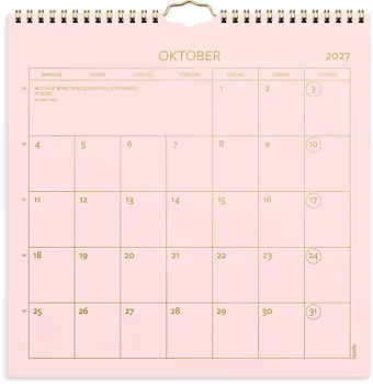 Väggkalender 2027 Color