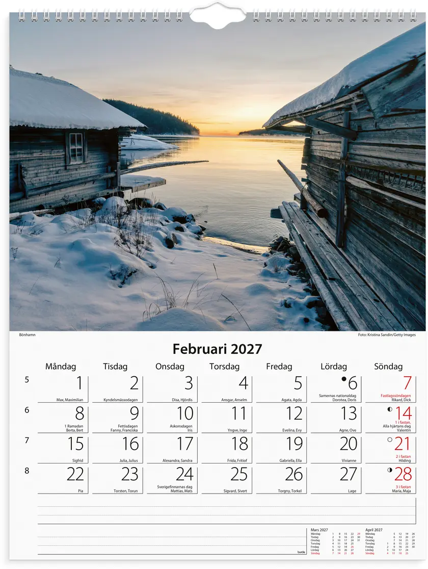 Väggkalender 27 Svenska kusten - 2