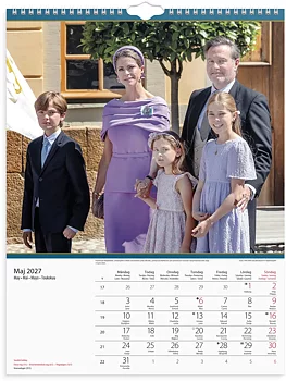 Väggkalender 27 Kungafamiljen