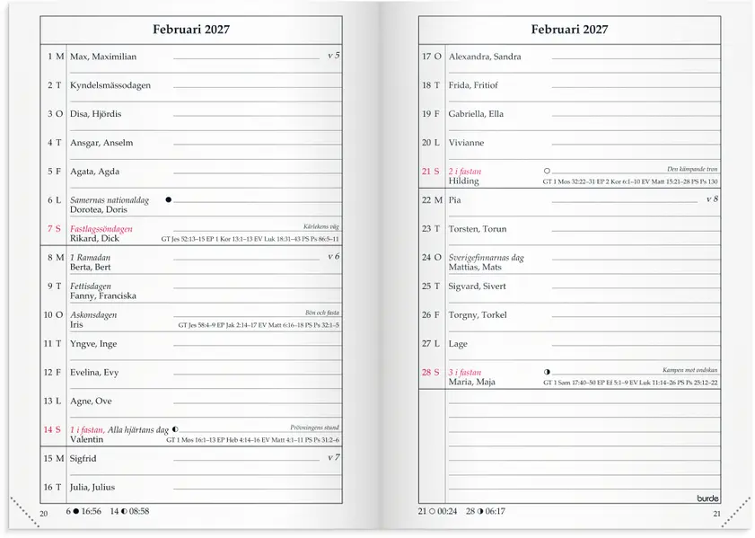 Sveriges Almanacka 2027 - 2