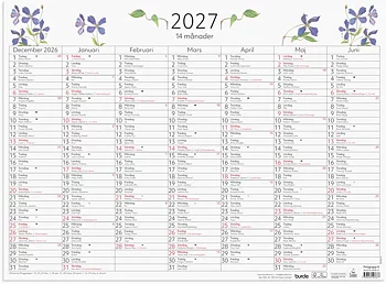 Väggblad 2027 14-månader