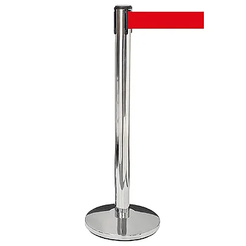 Avspärrningspelare krom/svart