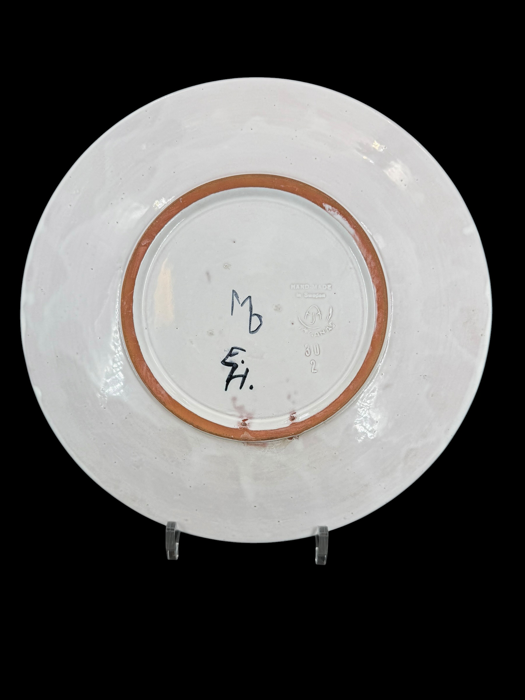 Höganäs, AJ ceramics, Mette Doller, wall plate/dish - 2