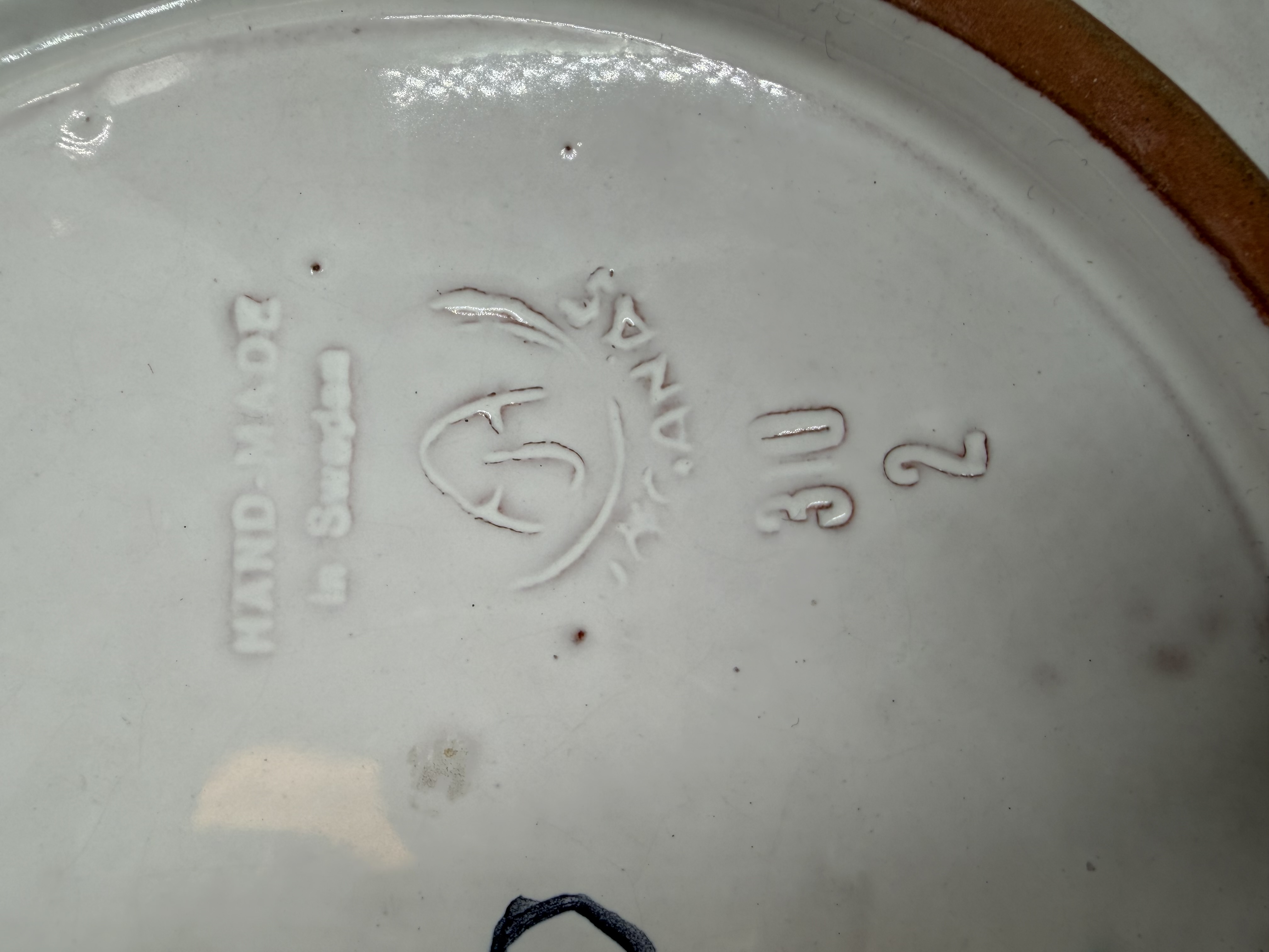 Höganäs, AJ ceramics, Mette Doller, wall plate/dish - 4