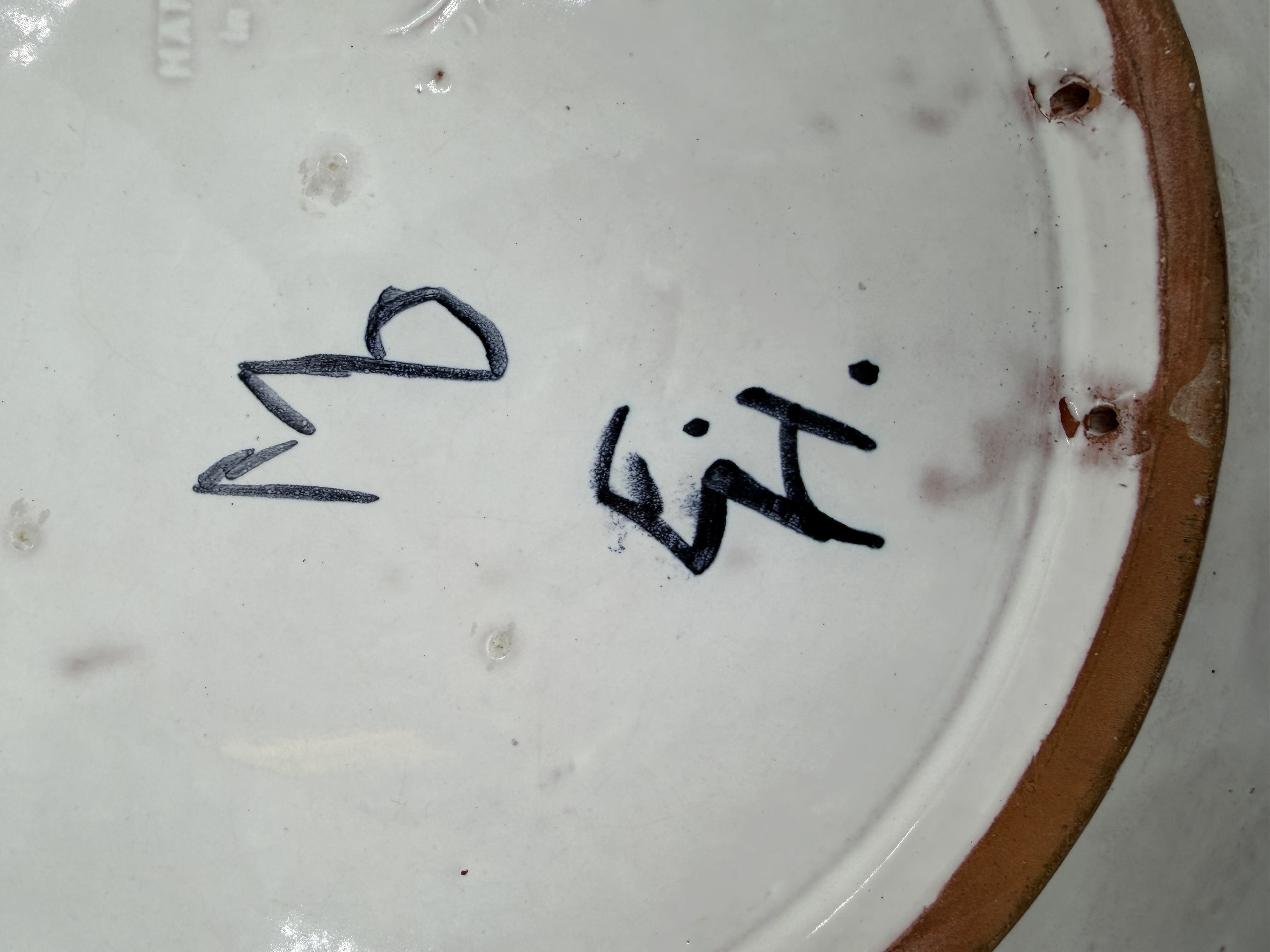 Höganäs, AJ ceramics, Mette Doller, wall plate/dish - 3