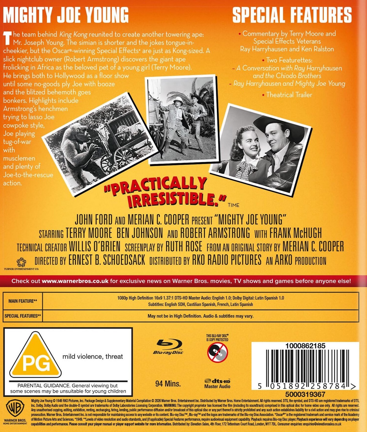 Mighty Joe Young (ej svensk text) (Blu-ray) - 2