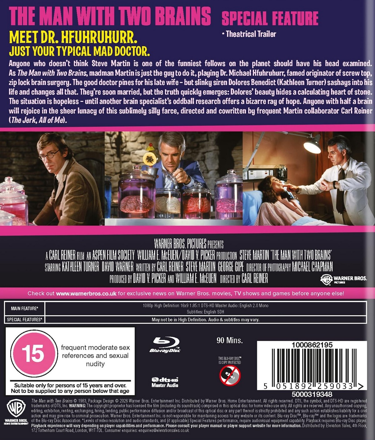 The Man With Two Brains (ej svensk text) (Blu-ray) - 2