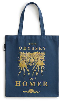 The Odyssey of Homer :  Gilded Tote Bag - Tygväska med guldigt tryck
