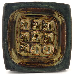 Jørgen Mogensen (1969) Rustic Bowl with Relief Decor 16 cm