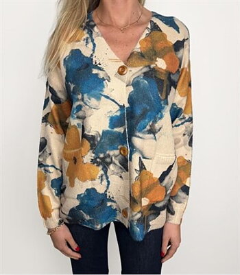 Chica London - Flerfärgad Cardigan One Size