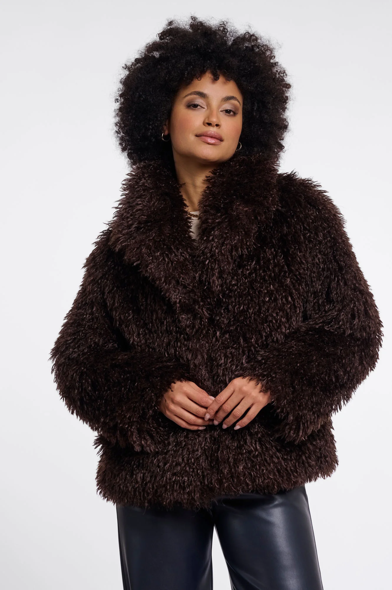 Lias jacket coffee rost