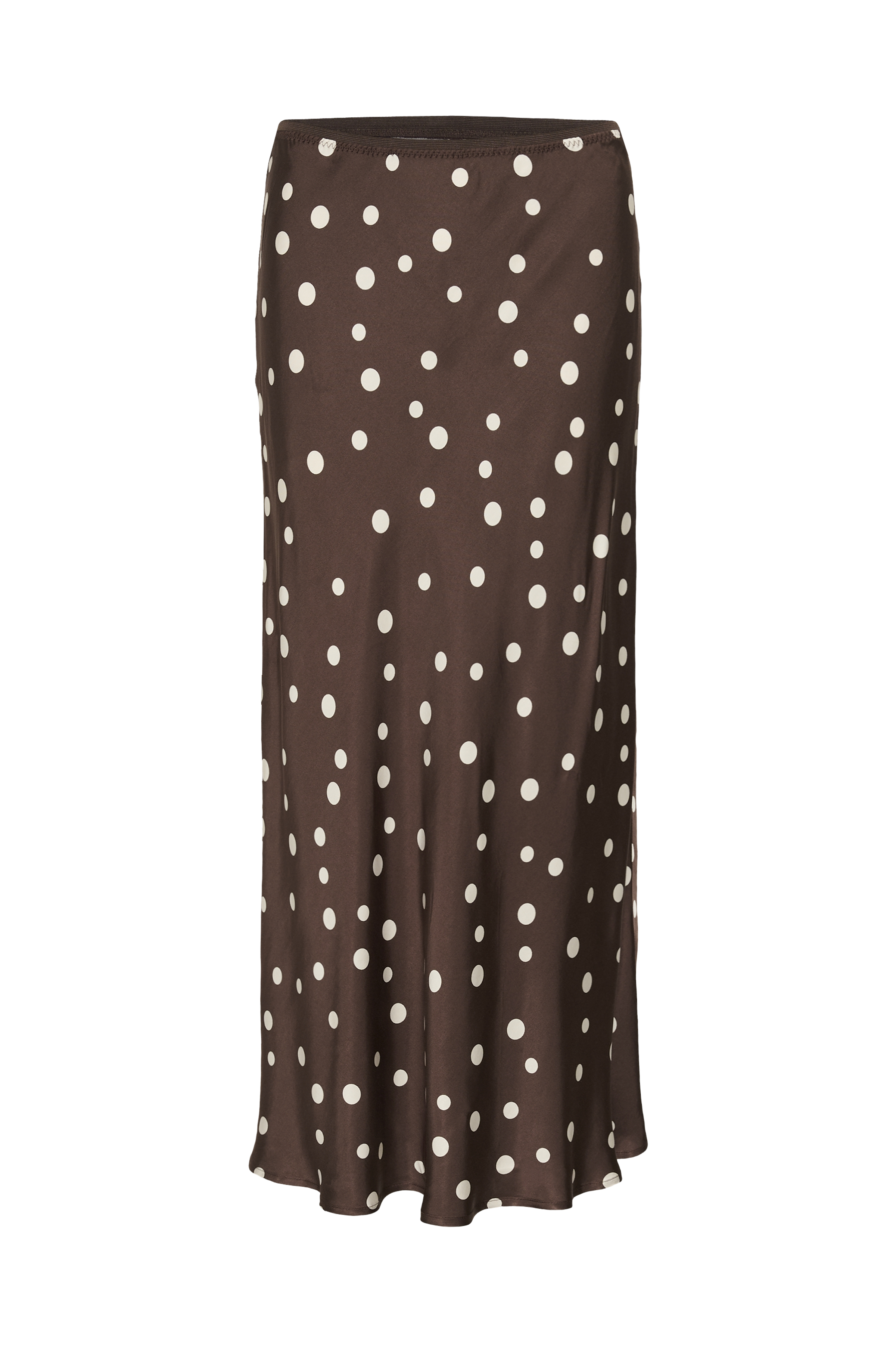 CUdotty Berna Skirt Brown/Whitecap Dot Prickig kjol - 5