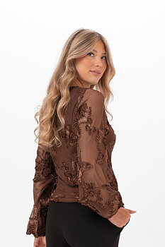 Maeve blouse brown
